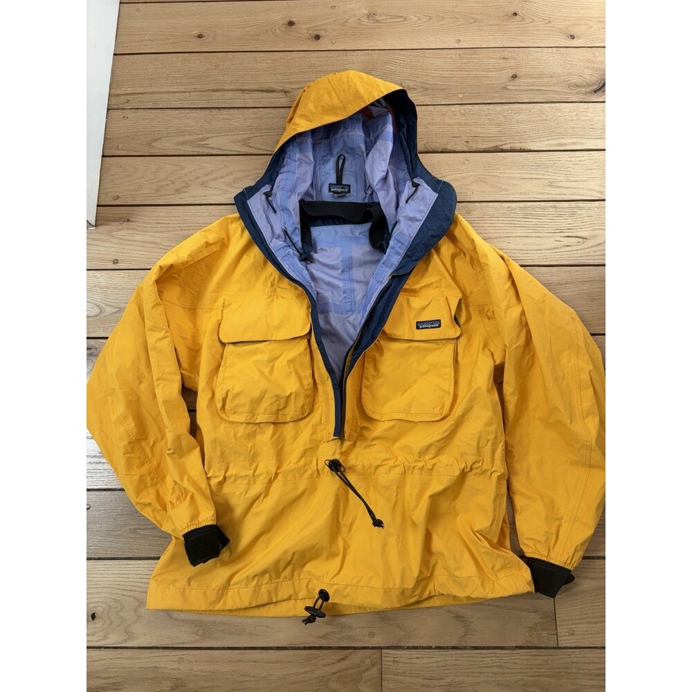 Vintage Patagonia SST Wading Jacket XL Yellow Anorak F8 1998 Style 85303